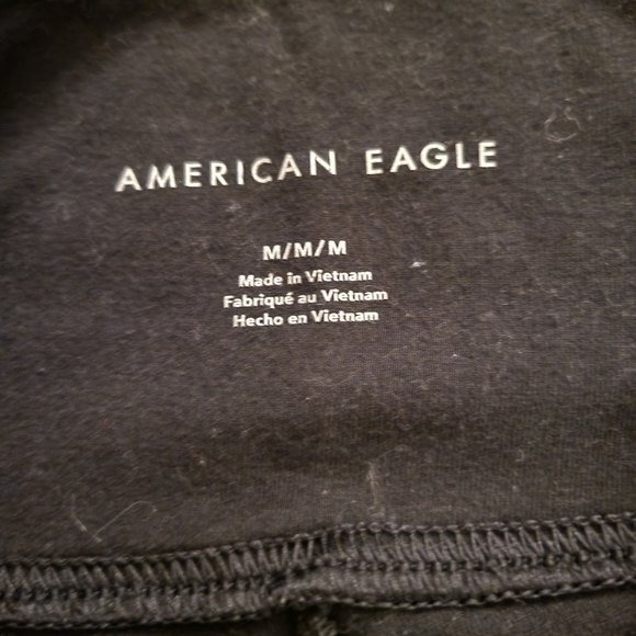 American Eagle Black Leggings Size Medium - Picture 4 of 6